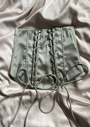 Corset "LEOPOLDINE" sauge